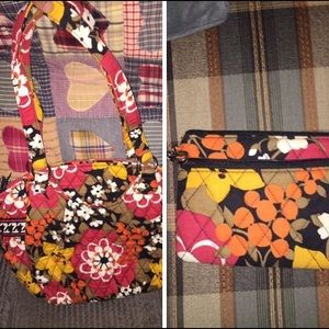 Glenna handbag set in bittersweet
